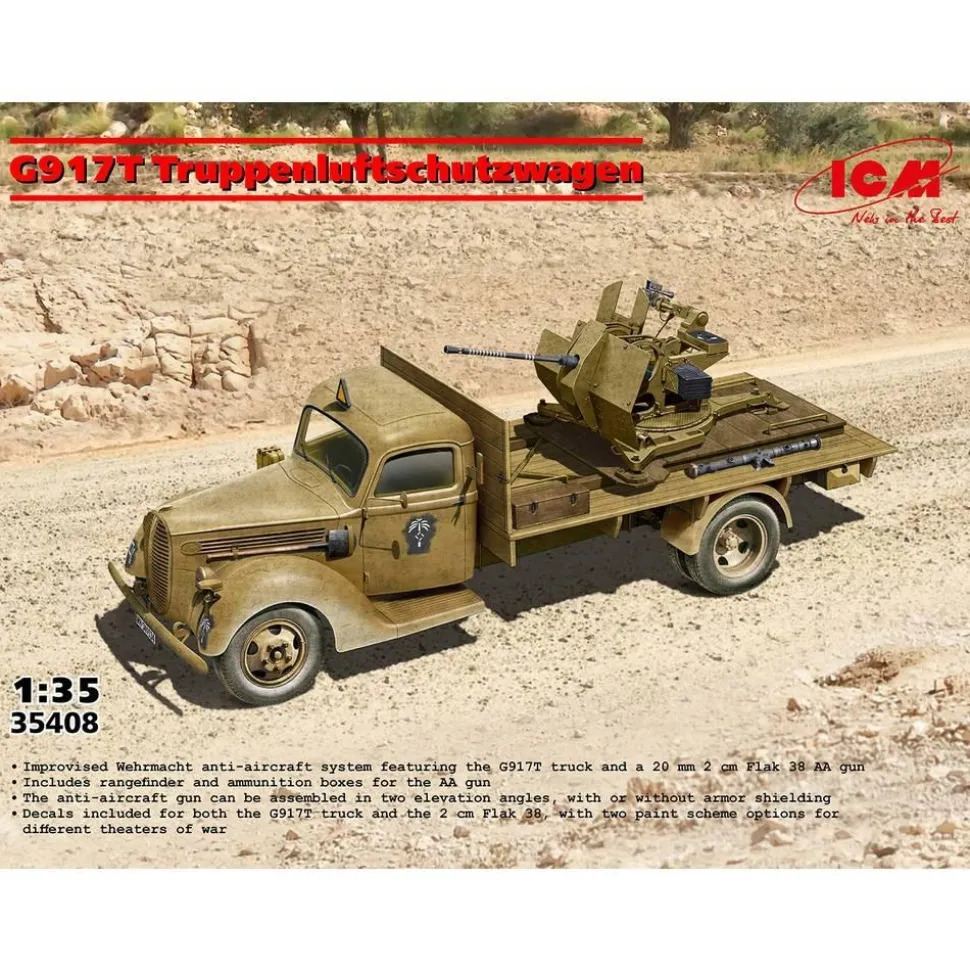 Maquette Véhicule Militaire : G917T - ICM