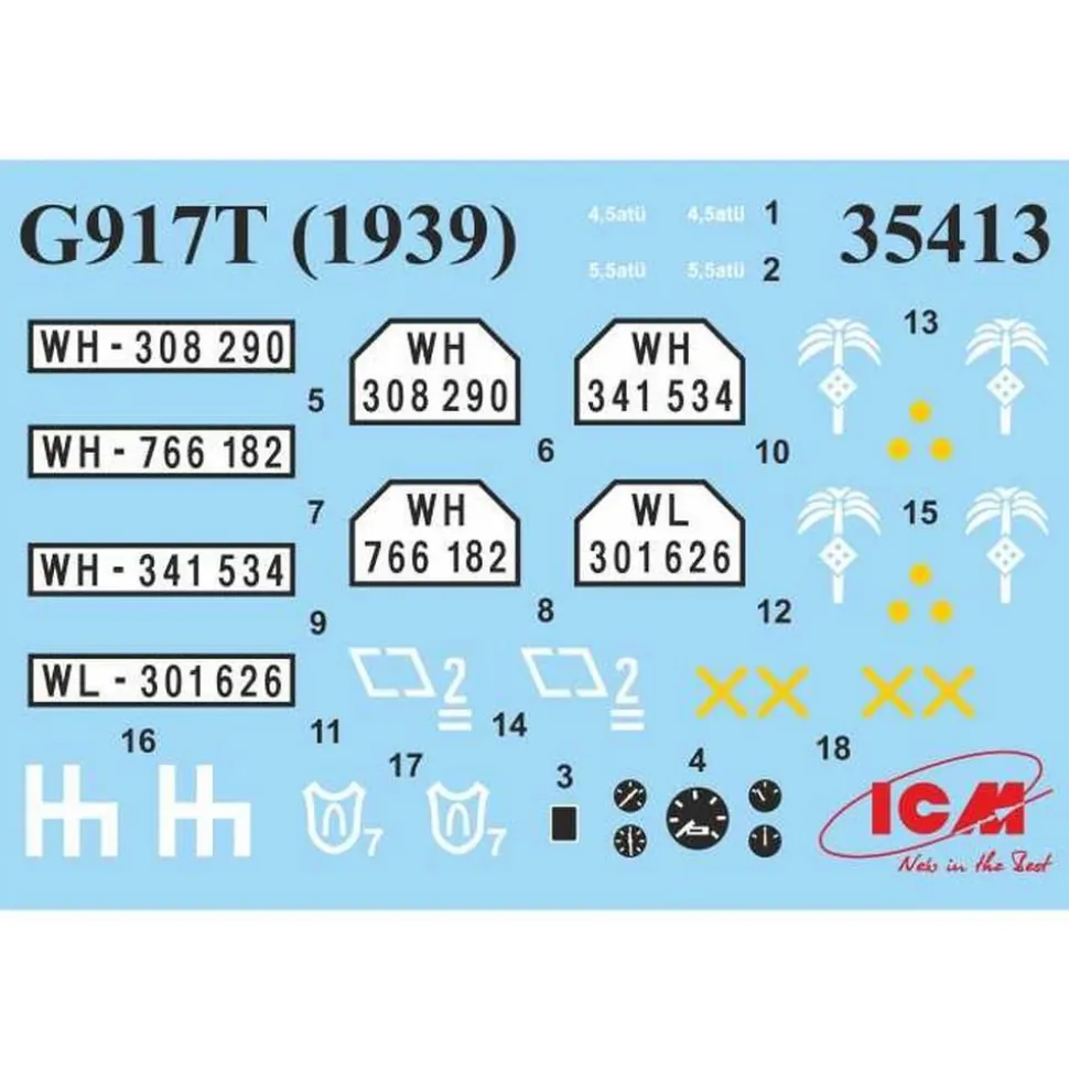Maquette Véhicule Militaire : G917T - ICM