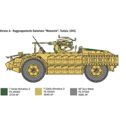 Maquette véhicule militaire : AS 42 Sahariana - Italeri