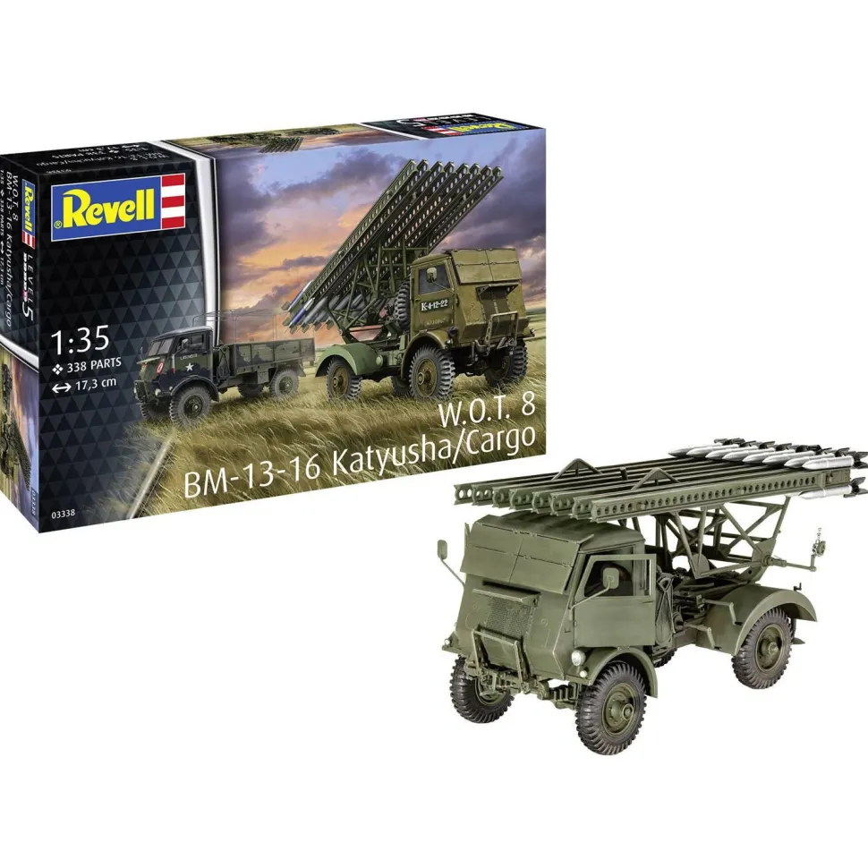 Maquette véhicule militaire : BM-13-16 sur WOT 8 - Revell