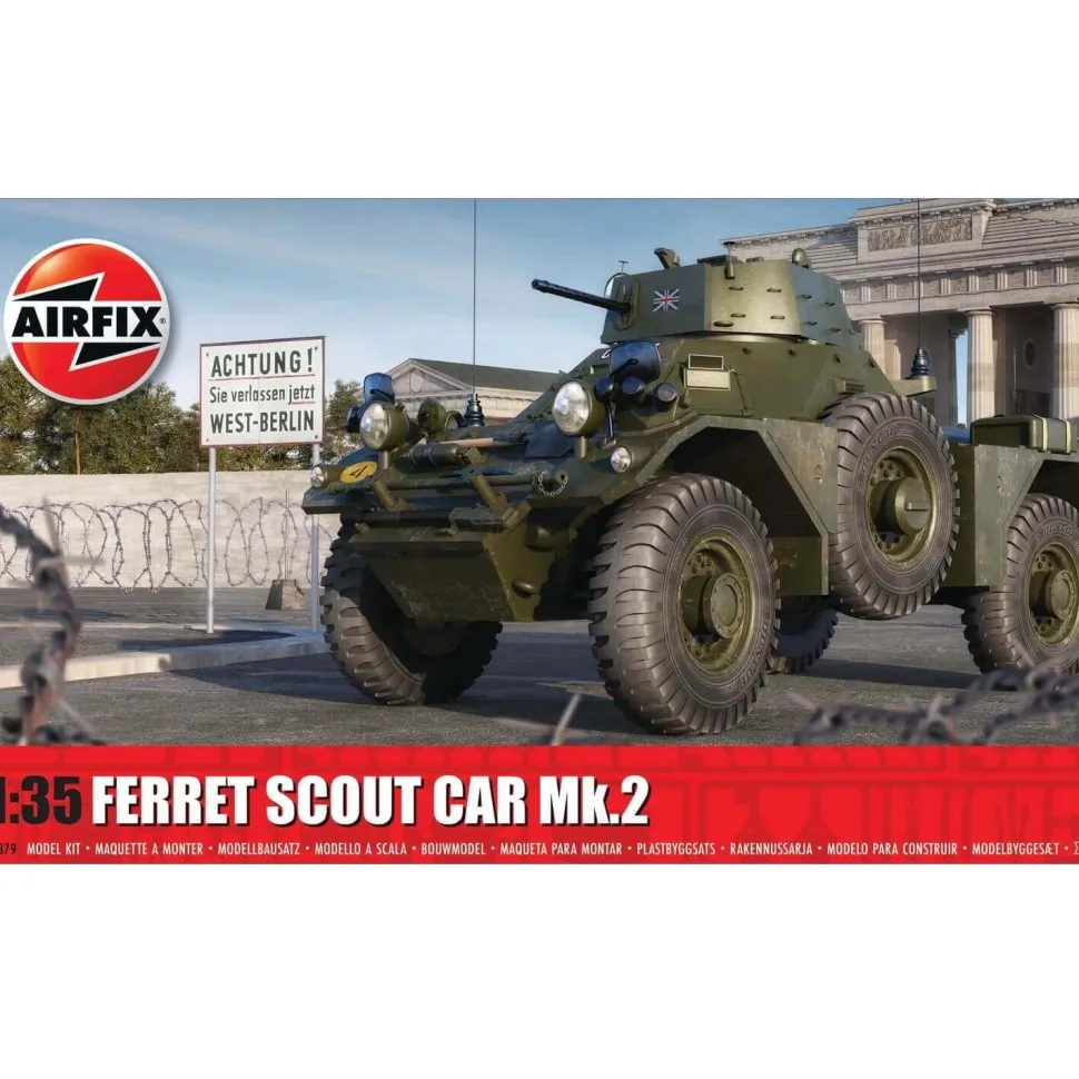 Maquette véhicule militaire : Ferret Scout Car Mk.2 - Airfix