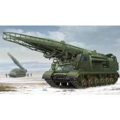 Maquette véhicule militaire : Lanceur 2P19 ex-soviétique avec missile R-17 (SS-1C SCUD B) du système - Trumpeter