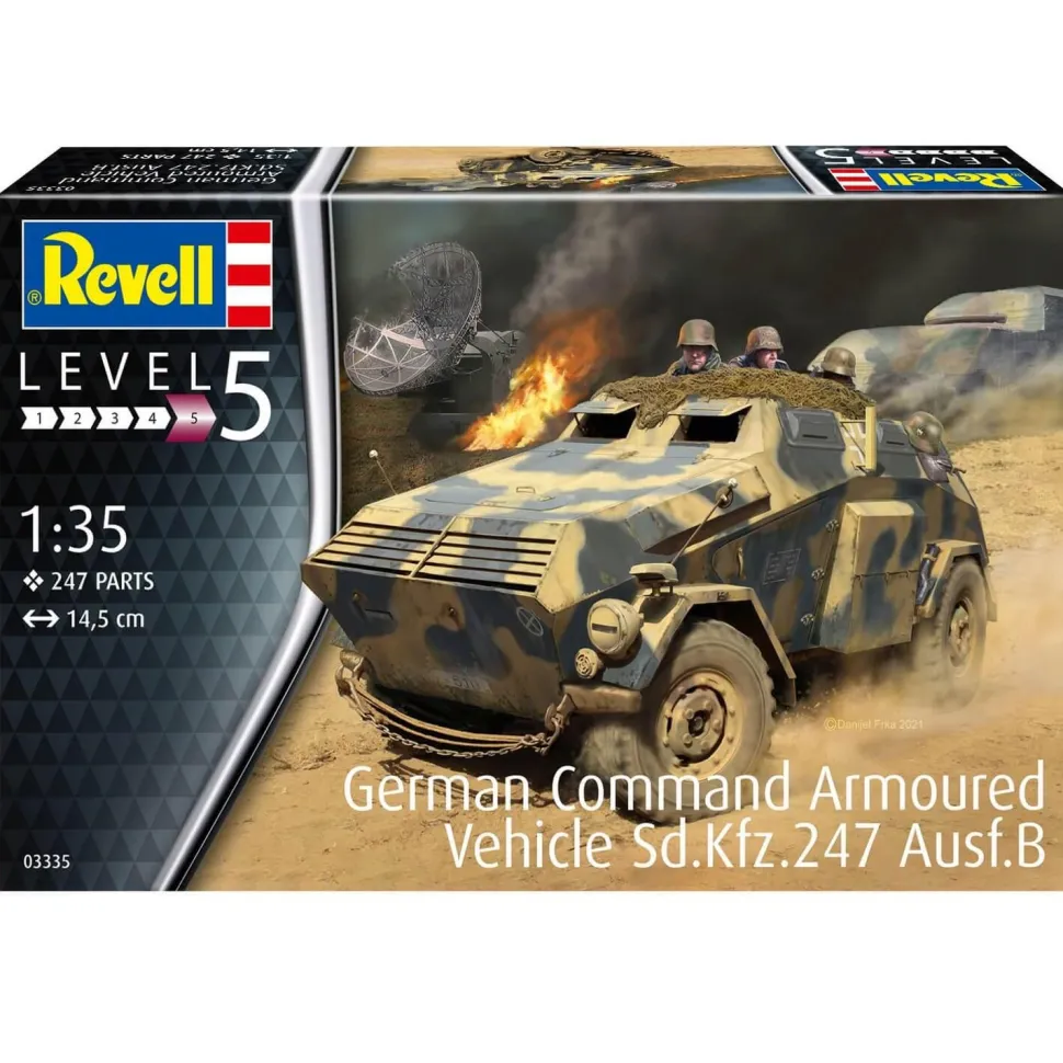 Maquette véhicule militaire : blindé allemand Sd.Kf Ausf.B - Revell