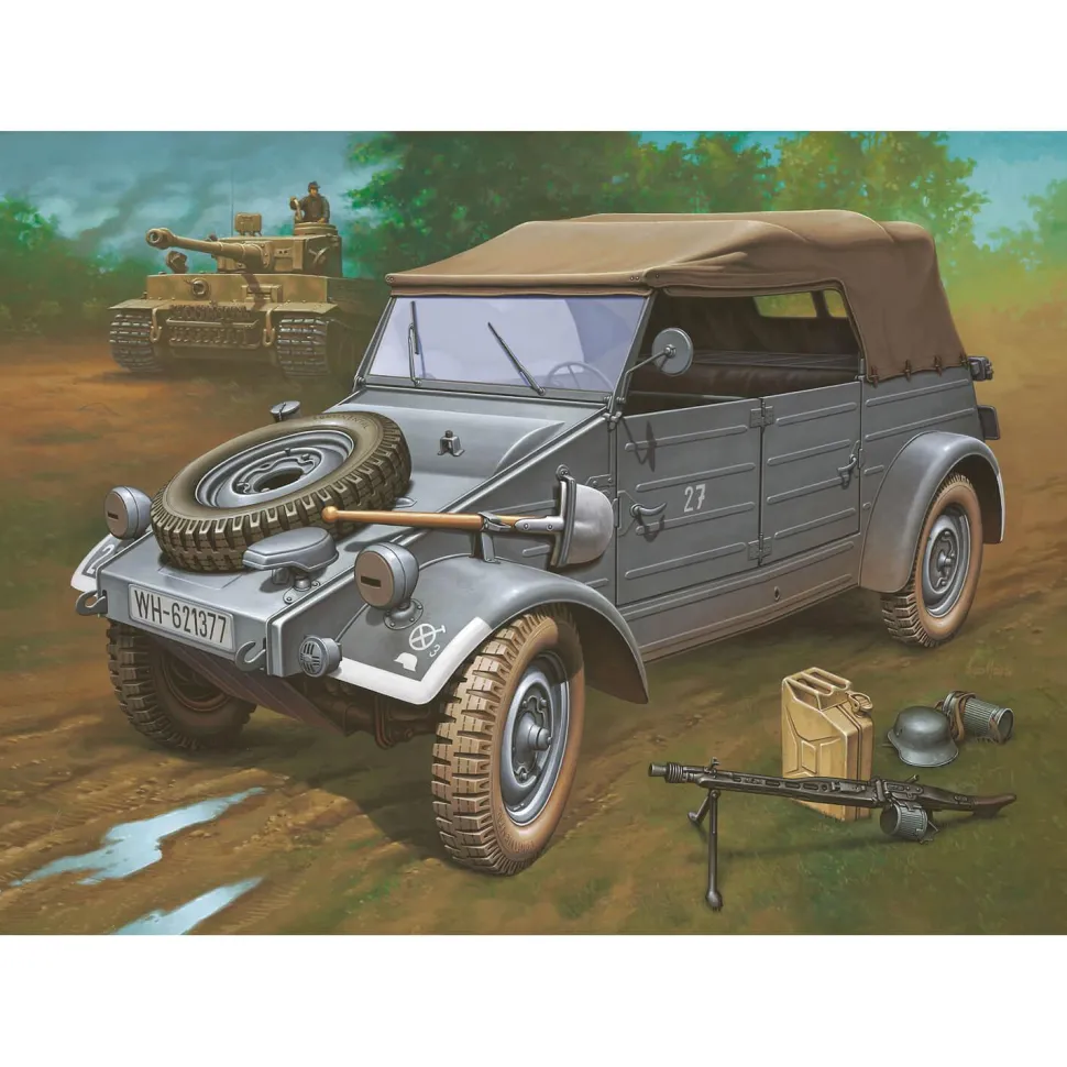 Maquette véhicule militaire : Kübelwagen Typ 82 - Revell