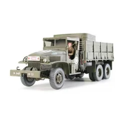 Maquette véhicule militaire : Camion U.S. 2 1/2ton 6X6 - Tamiya