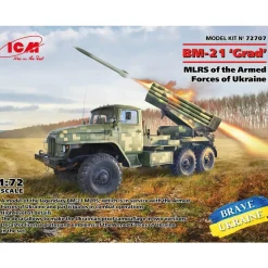 Maquette Véhicule Militaire : BM-21 Grad - ICM