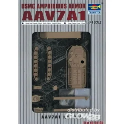 Maquette véhicule militaire : Véhicule blindé amphibie AAV7A1 - Trumpeter