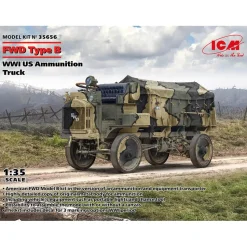 Maquette Véhicule Militaire : FWD Type B-WWI US - ICM