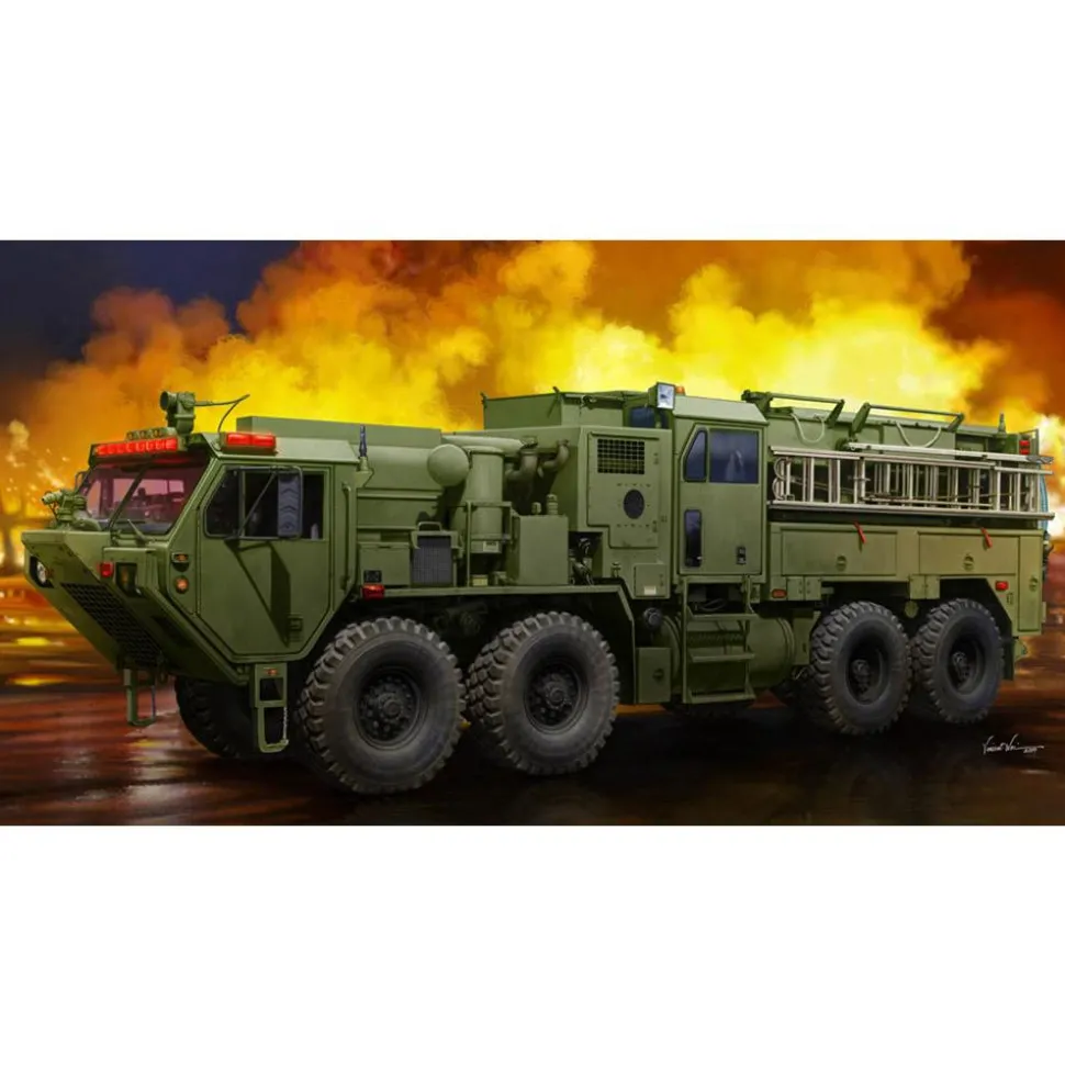 Maquette véhicule militaire : M1142 Camion de lutte contre l'incendie tactique (TFFT) - Trumpeter