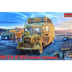Maquette véhicule militaire : Opel 3.6-47 Blitz omnibus stabswagen - Roden