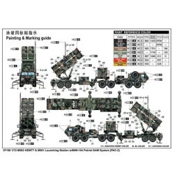 Maquette Véhicule Militaire : M983 HEMTT et station de lancement M901 - Trumpeter