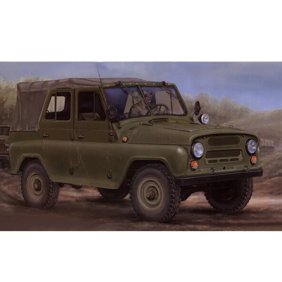 Maquette Véhicule militaire : UAZ-469 Véhicule tout terrain soviétique - Trumpeter