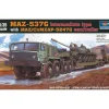 Maquette véhicule militaire : MAZ-537G type intermédiaire avec semi-remorque MAZ / ChMZAP - Trumpeter