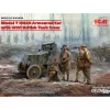 Maquette Véhicule militaire : Model T RNAS Armoured Car with WWI British Tank rew - ICM