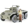 Maquette véhicule militaire : Automitrailleuse Us M8 - Tamiya