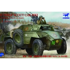 Maquette véhicule militaire : Voiture de reconnaissance Humber Mk.I w/twin k-gun - Bronco Models