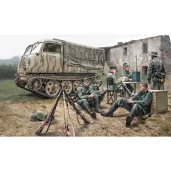 Maquette véhicule militaire : Steyr Rso/01 avec Soldats allemands - Italeri
