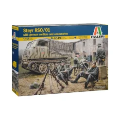 Maquette véhicule militaire : Steyr Rso/01 avec Soldats allemands - Italeri