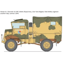Maquette Véhicule Militaire : Chevrolet 15 CWT - Italeri