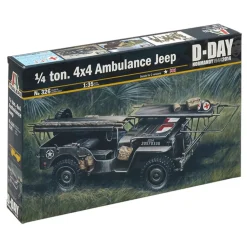 Maquette voiture 1/35 : Jeep Ambulance - Italeri