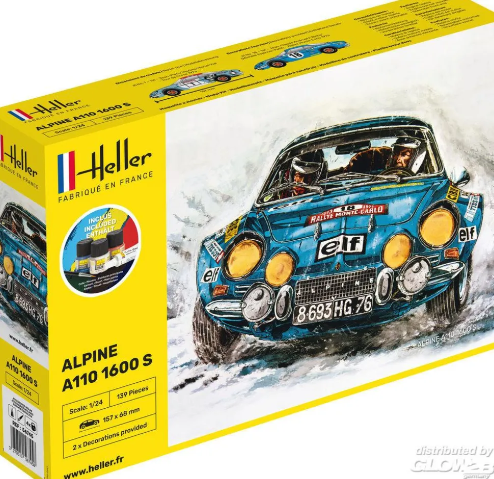 Maquette voiture : Alpine A110 - Heller