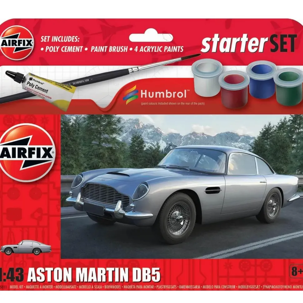 Maquette voiture : Aston Martin DB5 - Starter Set - Airfix