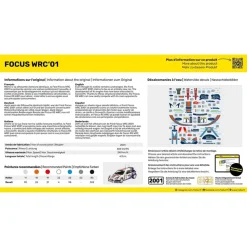 Maquette voiture : Ford Focus WCR 2001 - Heller