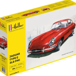 Maquette Voiture : Jaguar Type E 3L8 FHC - Heller