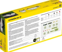 Maquette voiture : Kit : Citroën DS 19 - Heller