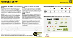 Maquette voiture : Kit : Citroën DS 19 - Heller