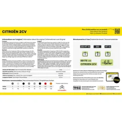 Maquette voiture : Kit : Citroën 2 CV - Heller