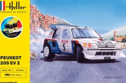 Maquette voiture : Kit complet : Peugeot 205 EV2 - Heller