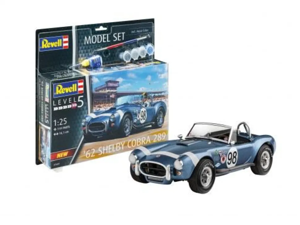 Maquette voiture : Model Set : '62 Shelby Cobra 289 - Revell