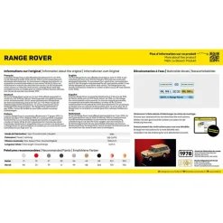 Maquette voiture : Range Rover - Heller