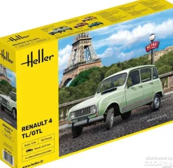 Maquette Voiture : Renault 4L - Heller