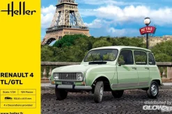 Maquette Voiture : Renault 4L - Heller