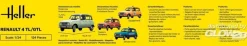 Maquette Voiture : Renault 4L - Heller