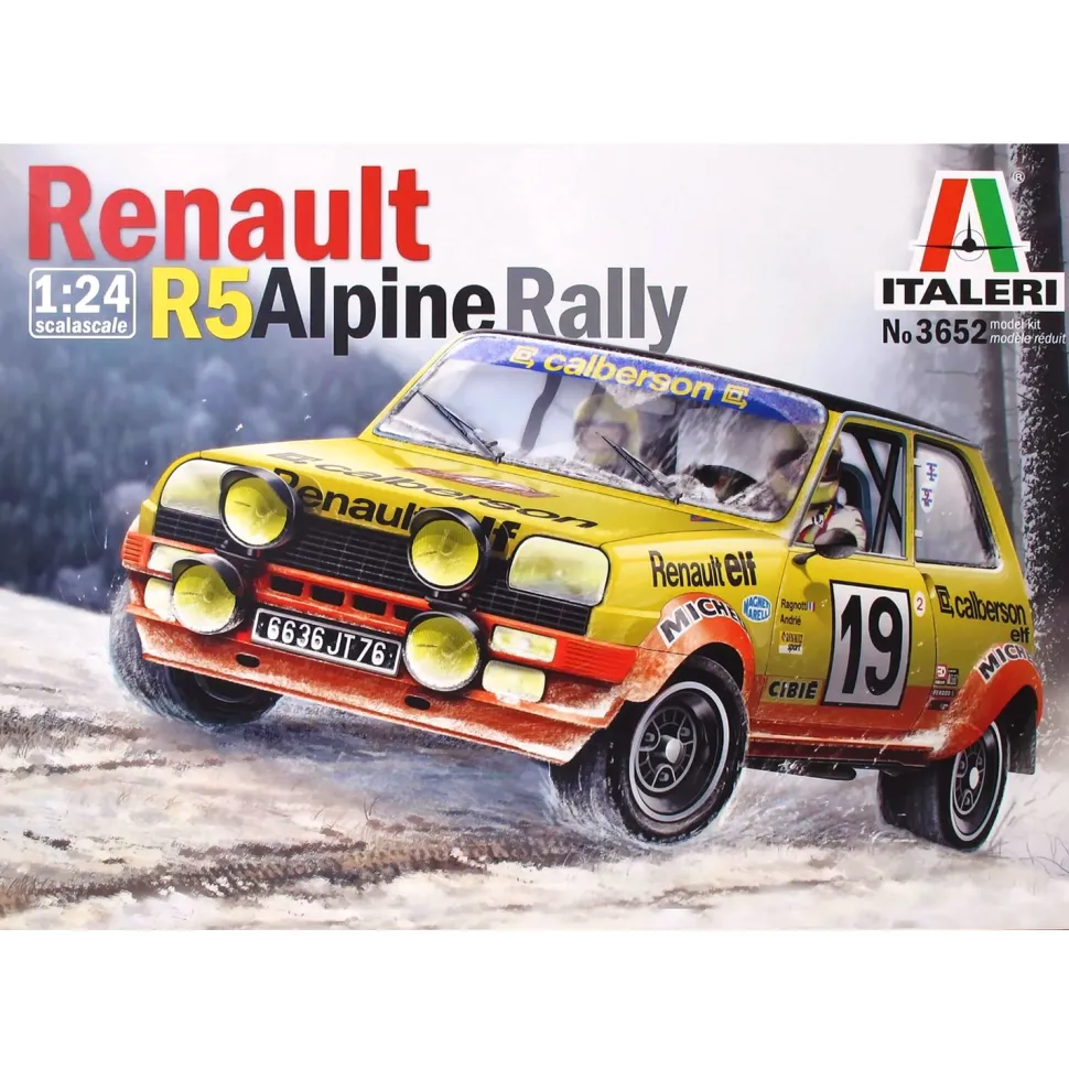 Maquette voiture : Renault R5 Alpine Rally - Italeri