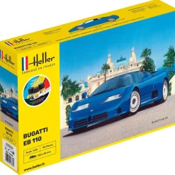 Maquette voiture : Starter Kit : Bugatti Eb 110 - Heller