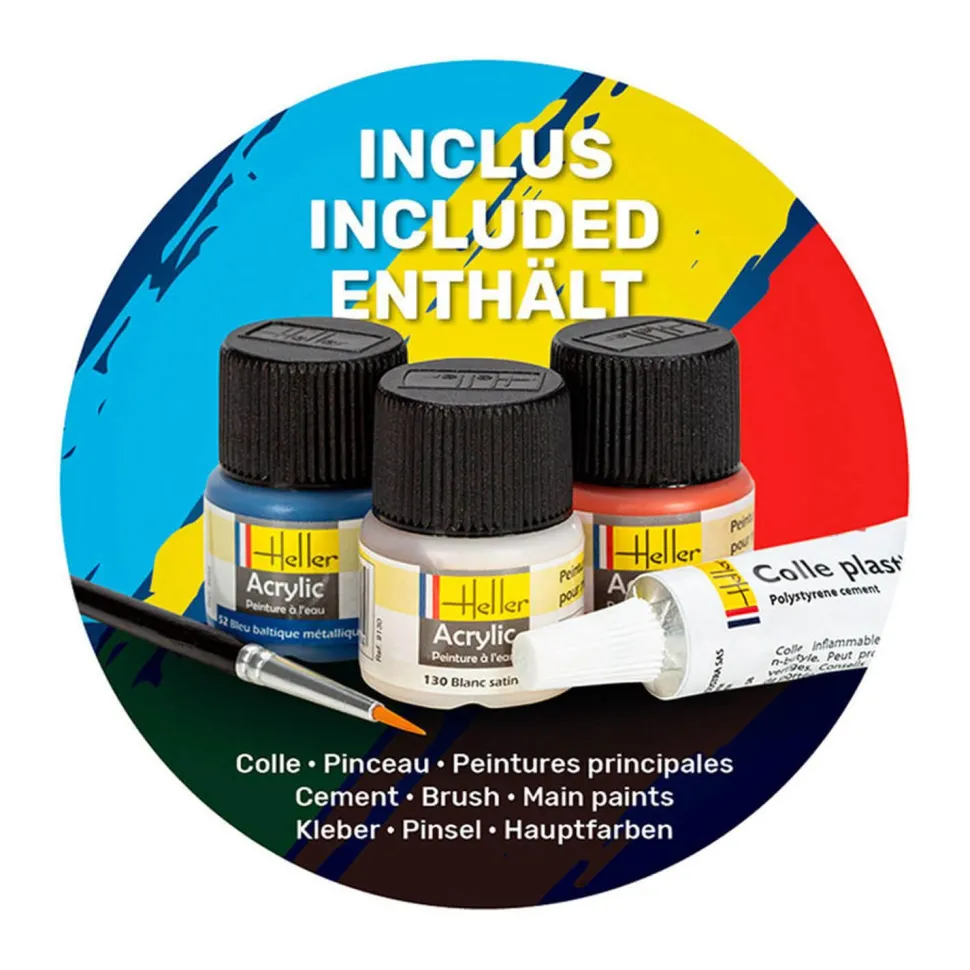 Maquette voiture : Starter Kit : Talbot Lago Grand Prix - Heller