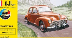 Maquette voiture : Starter Kit : Peugeot 203 - Heller