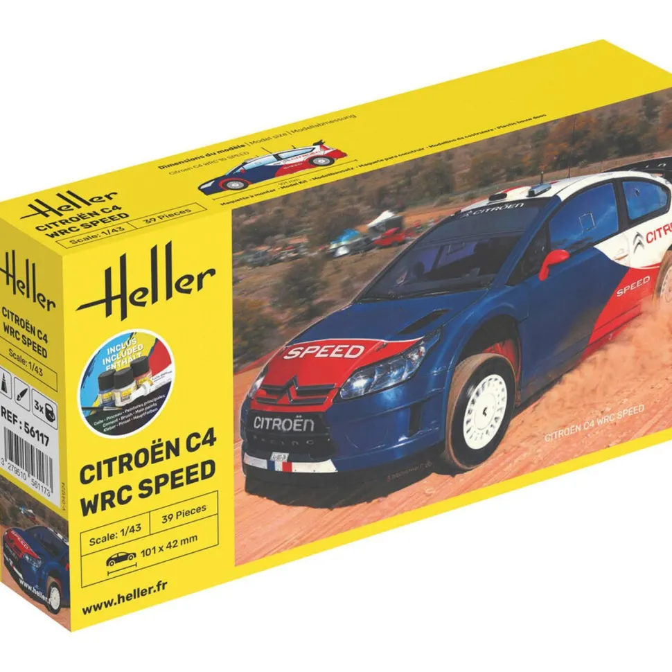 Maquette voiture : Starter kit : Citroën C4 - Heller