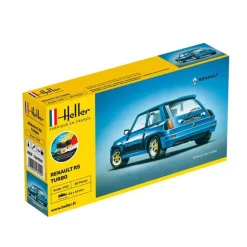 Maquette voiture : Starter kit : Renault R5 Turbo - Heller
