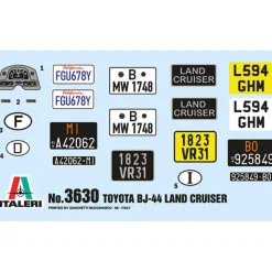 Maquette voiture : Toyota Bj-44 Land Cruiser - Italeri