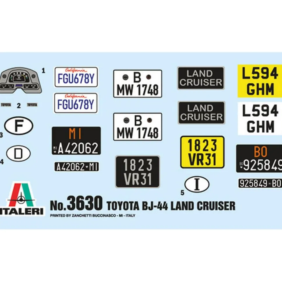 Maquette voiture : Toyota Bj-44 Land Cruiser - Italeri