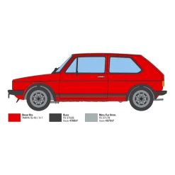 Maquette voiture : VW Golf GTI Série 1 1976-78 - Italeri