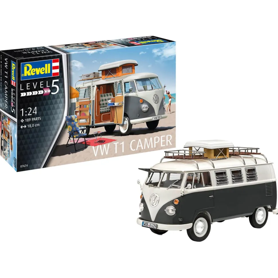 Maquette Voiture : Vw T1 Camper - Revell