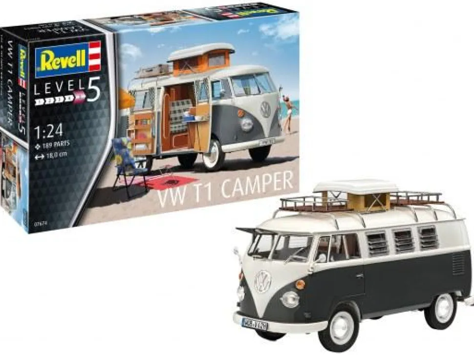 Maquette Voiture : Vw T1 Camper - Revell