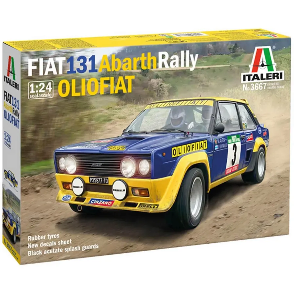 Maquette voiture :Fiat 131 Abarth Rally OlioFiat - Italeri