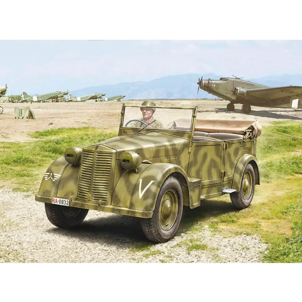 Maquette Voiture Militaire : Fiat 508 CM Coloniale - Italeri